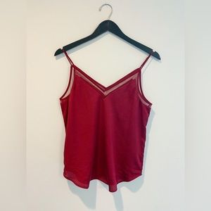Express red tank top